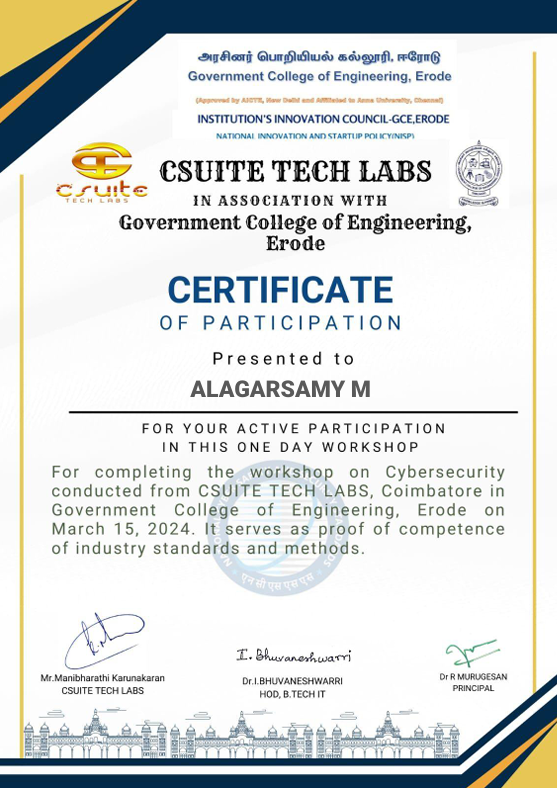 Workshop Participation